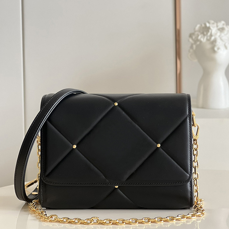 

Designer Chain Bag Luxury Handbag Genuine Leather Flap Bag 23CM High Imitation Shoulder Bag With Box ZL064