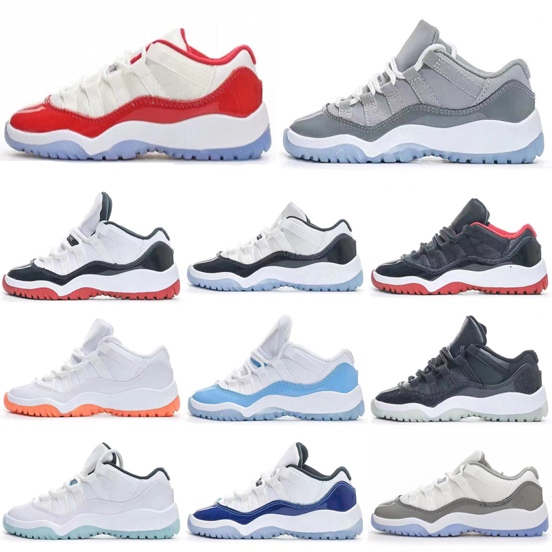 

Kids Basketball Shoes 11 Low Boys Girls Jumpman 11s Shoe Children Black Sneaker Chicago Designer Military Grey Trainers Baby Big Sports Trainers Size 25-35, As photo 20