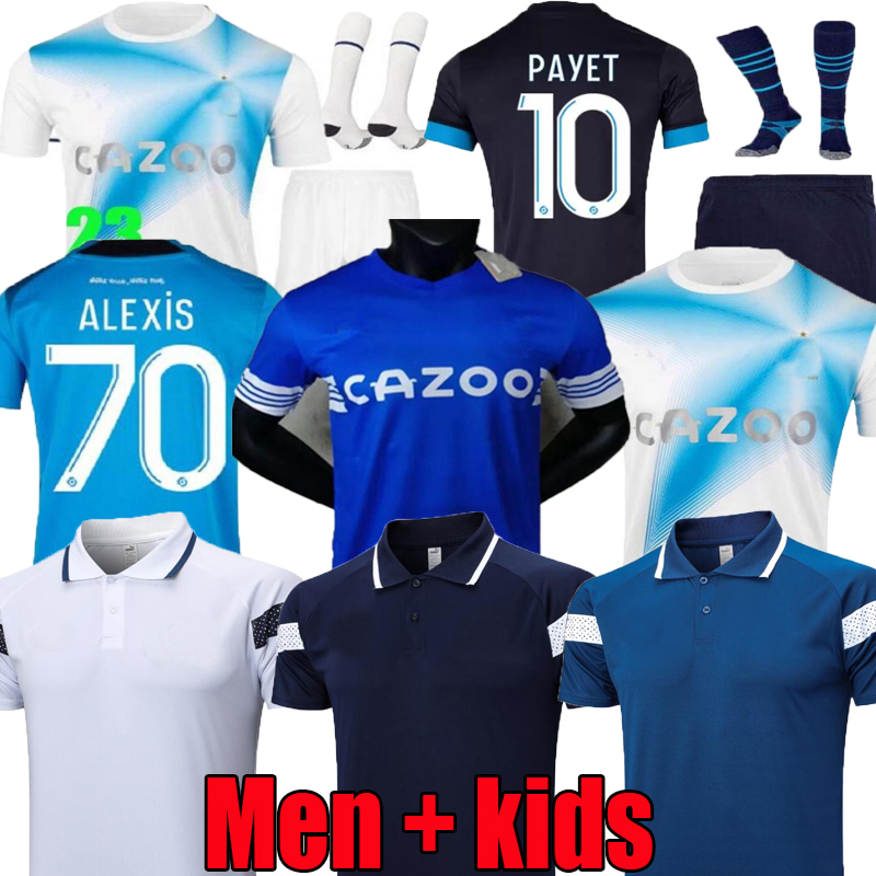 

VITINHA Marseilles Soccer Jerseys 2022 2023 2024 Hommes Enfants Football Shirts 22 23 GUENDOUZI CLAUSS PAYET UNDER RONGIER VERETOUT NUNO BAILLY GIGOT Men Shirts, 22/23;4th
