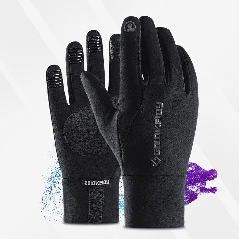 

Fingerless Gloves Mens Unisex Black Leather Touch Screen Thinsulate Lined Driving Warm Winter Keep Mittens Male