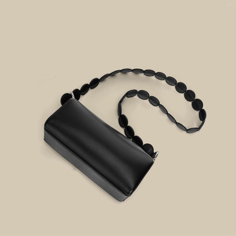 

Evening Bags Women's Handbags Trend 2023 Designer Cylinder Bag Fashion High Quality Shoulder Fine Width Belts Messenger, Black