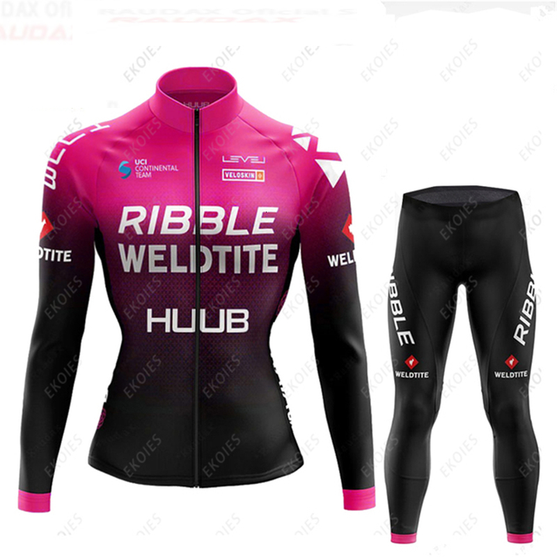 

Cycling Jersey Sets Woman Cycling Clothing HUUB Long Sleeve Sports Cycling Set Ropa Ciclismo Cycling Jersey Set Bicycle Clothing Riding Bike Clothes 230420, Jersey only 4