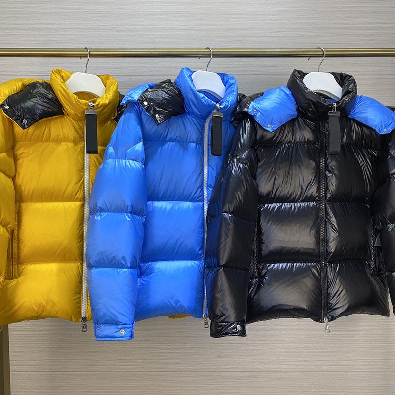 

Parkas 2022 Winter New Thick Windproof Waterproof Parkas Short Down Jacket Men And Women With Same Warm Coat Men's Loose Puffer Jacket, Yellow