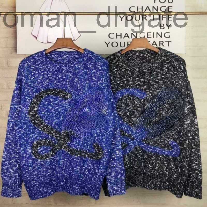 

Men' Sweaters DesignerLoe designer sweater mens Knitted Pullover coat men women Casual wool sweaters Long Sleeve shirt Loose Oversize hoodie IZ0W, Black