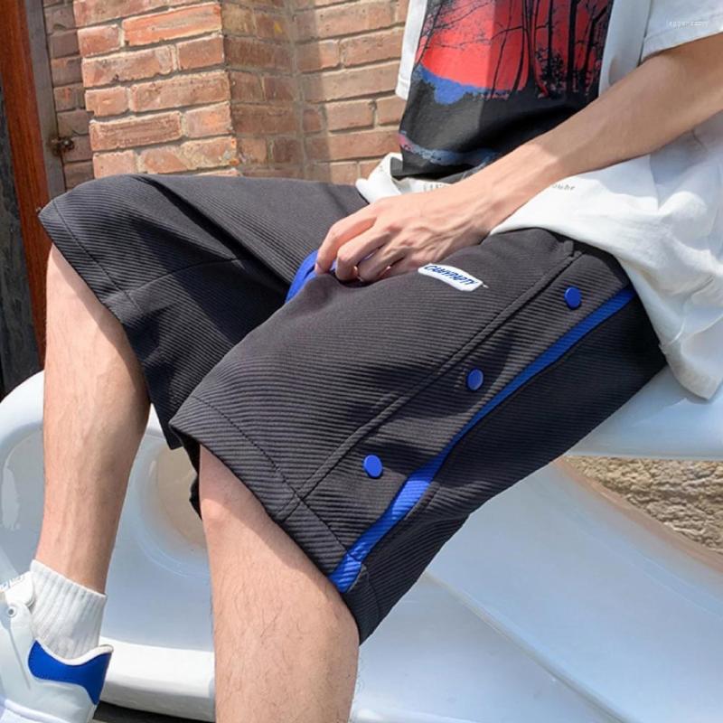 

Men's Shorts Basketball Trendy Soft Elastic Waistband Men Casual Running Short Pants Daily Garment, Black