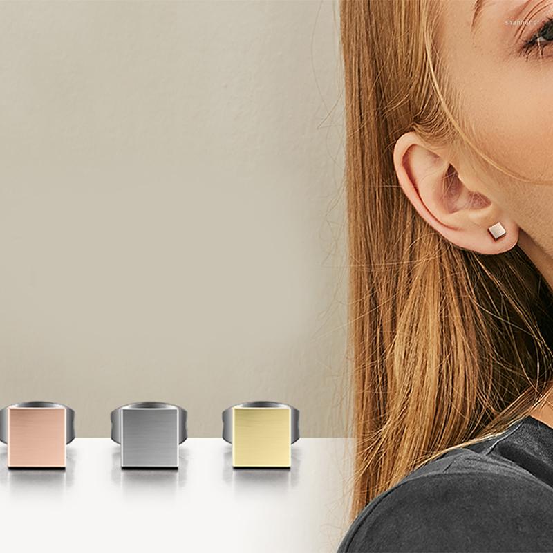 

Stud Earrings Unusual Piercing Pure Titanium For Women Girls Men Teens 2023 Trend Hypoallergenic Sleeper