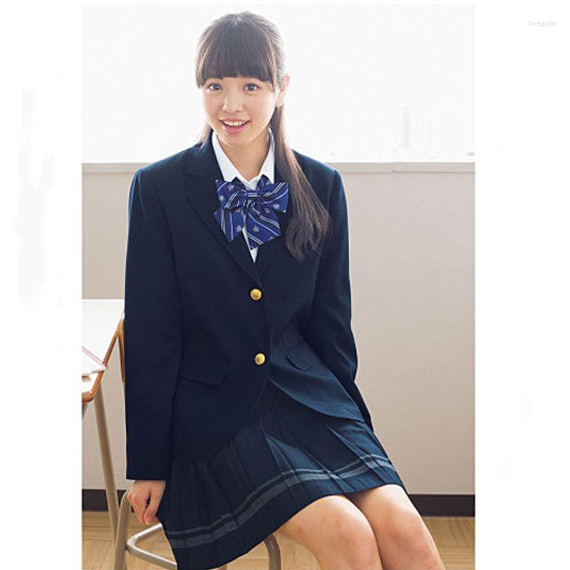 

Women's Jackets Academic Style Japanese Women Turn Down Collar Jacket Breasted Buttons Students JK Ladies Female Coat, Caramel