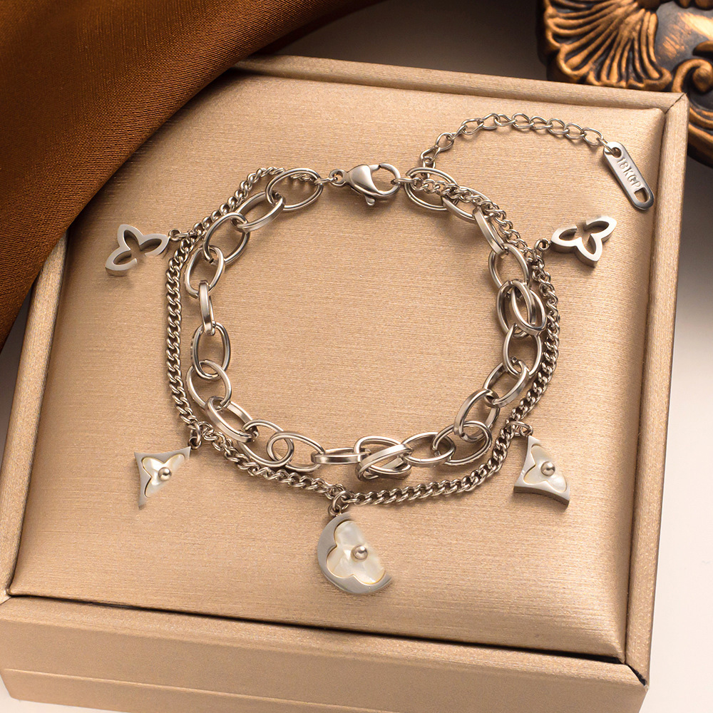 

Fashionable Classic Designer Bracelets Chain Women Bangle 18K Gold Plated Stainless steel Lovers Gift Wristband Cuff Chain Designer Jewelry