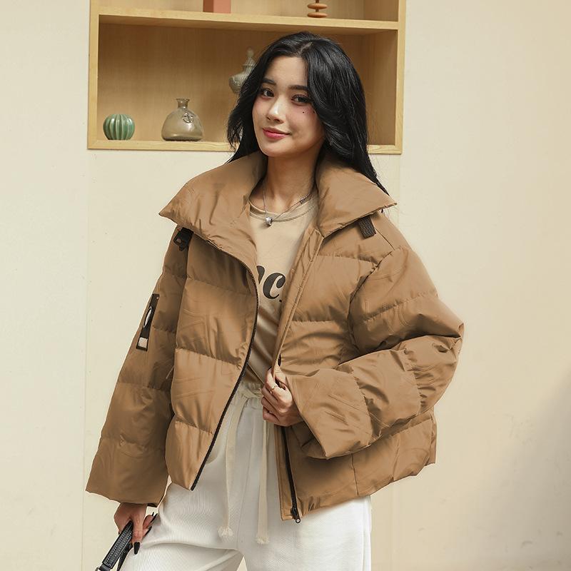 

Parkas TIFFE 2020 SHORT SOLID CAUSAL 90% LOOSE FIT WHITE DUCK DOWN COATS WOMENS, Te