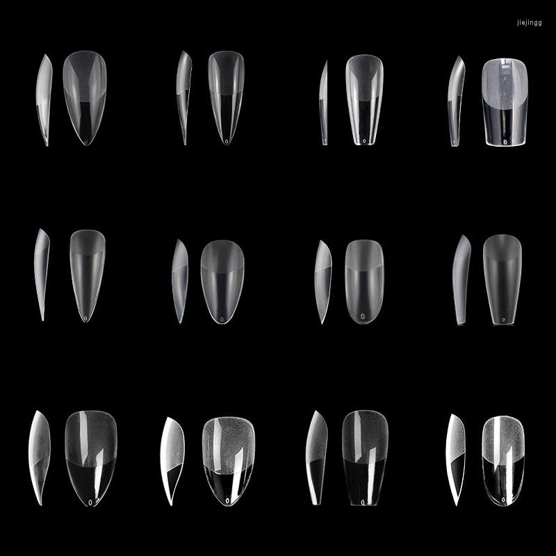 

False Nails 5Set/120PCS Fake Press On Coffin Artificial With Design Full Cover Matte Tips Nail Accessories Tool, 183mw120