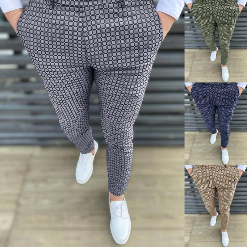 

Men' Pants 2023 Design Fashion Trousers Men Business Casual High Quality Formal Social Streetwear Trend Brand Pencil Sa, Gray