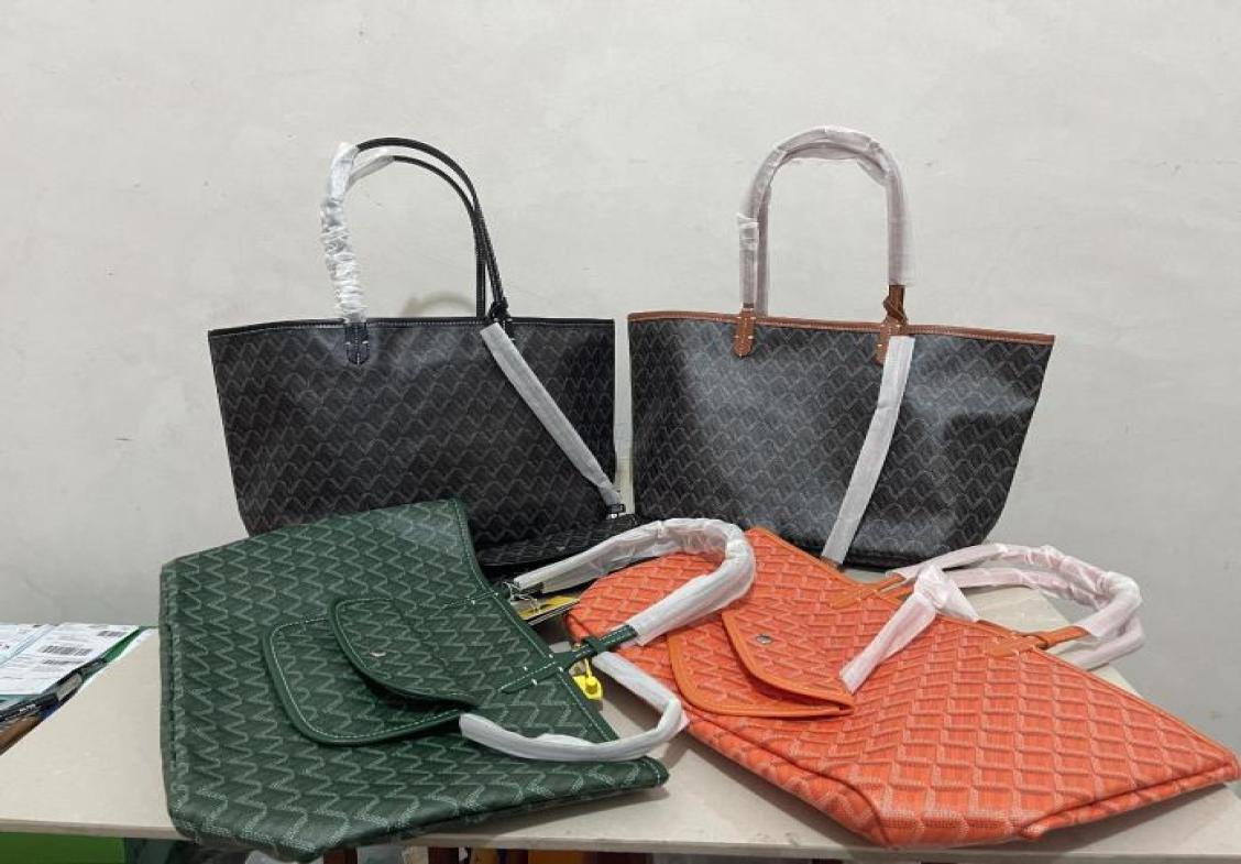 

Women039s shopping bags Highest quality goyan shoulder bag tote singlesided Real handbag large 573117 CM trumpet 462614 P19194632, Ivory