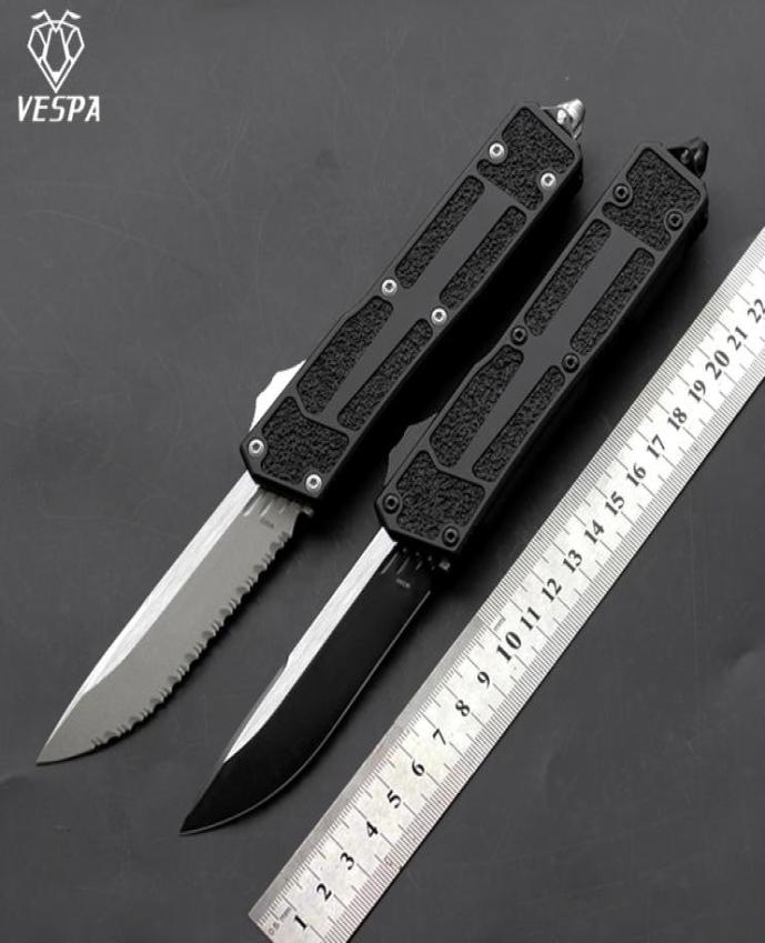

VESPA Knife Automatic EDC M390 steel drop Blade 7075 Aluminum Handle hunting knives outdoor camping fishing survival tool Tactical6358564