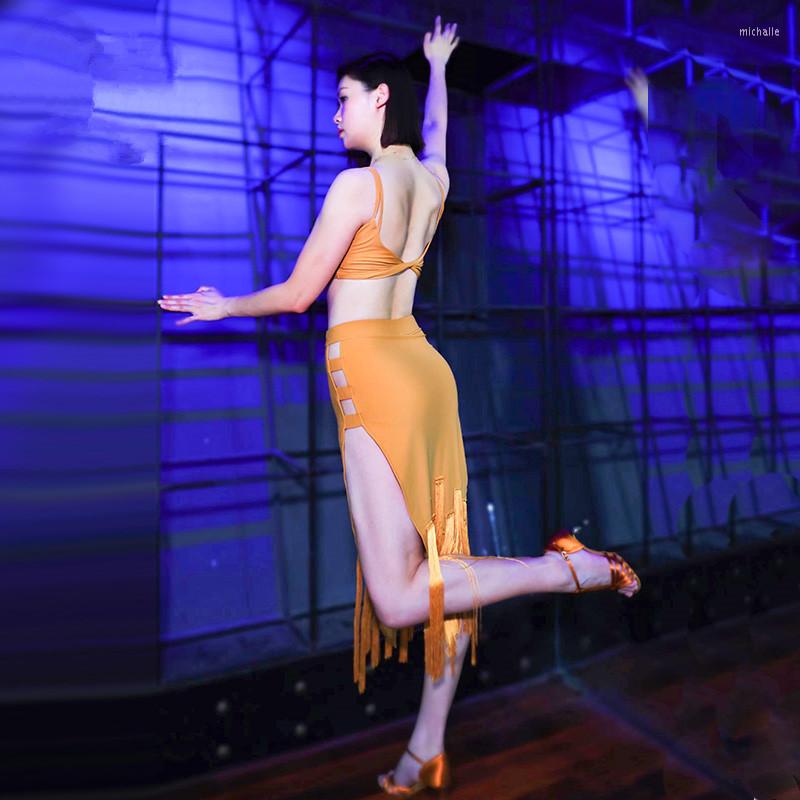 

Stage Wear Sexy Fringe Latin Competiton Dress Salsa Cha Samba Rumba Yellow Black Blue White, As the picture