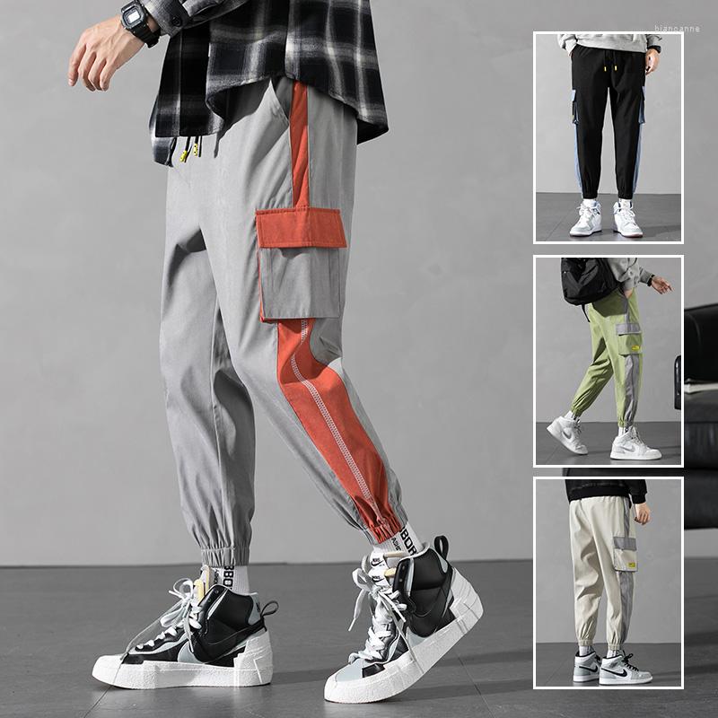 

Men's Pants Men's Pure Cotton Trousers 2023 Fashion Street Multi Pocket Overalls Autumn Casual Sports Drawstring, K22grey