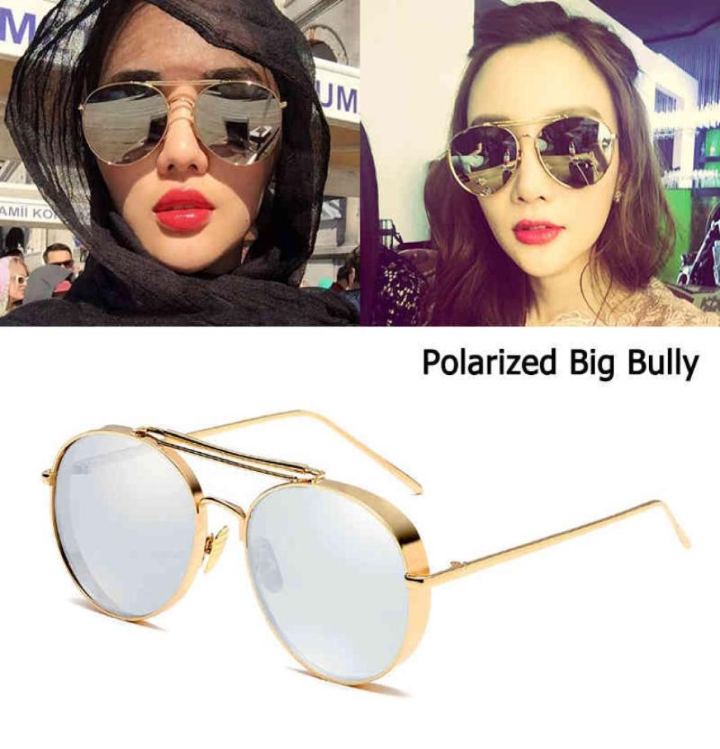 

2021 Fashion Big Bully Style Aviation Metal Sunglasses For WomenThick Side Brand Design Sun Glasses Oculos De Sol Unisex 16493524149