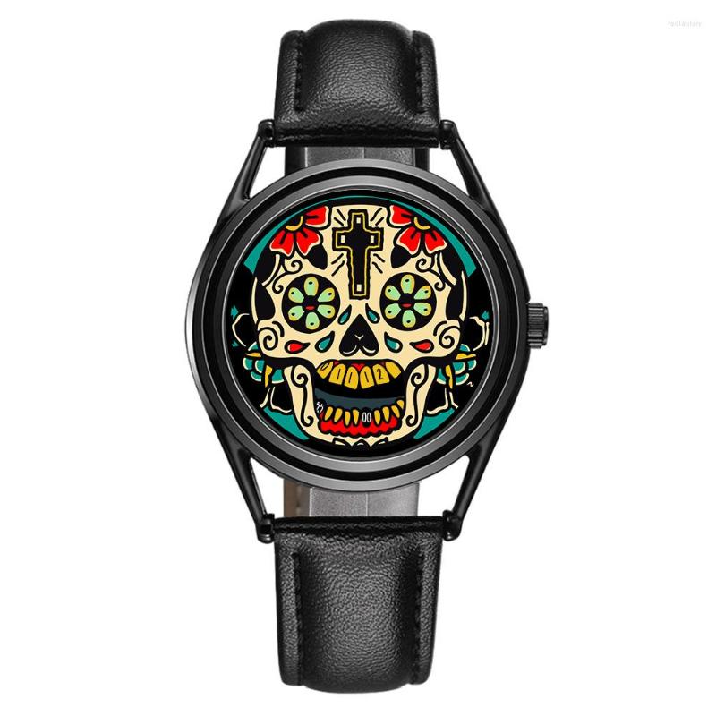 

Wristwatches FEB 30TH Skeleton Designed Watch Tooth Moving Good Quality, Main picture design