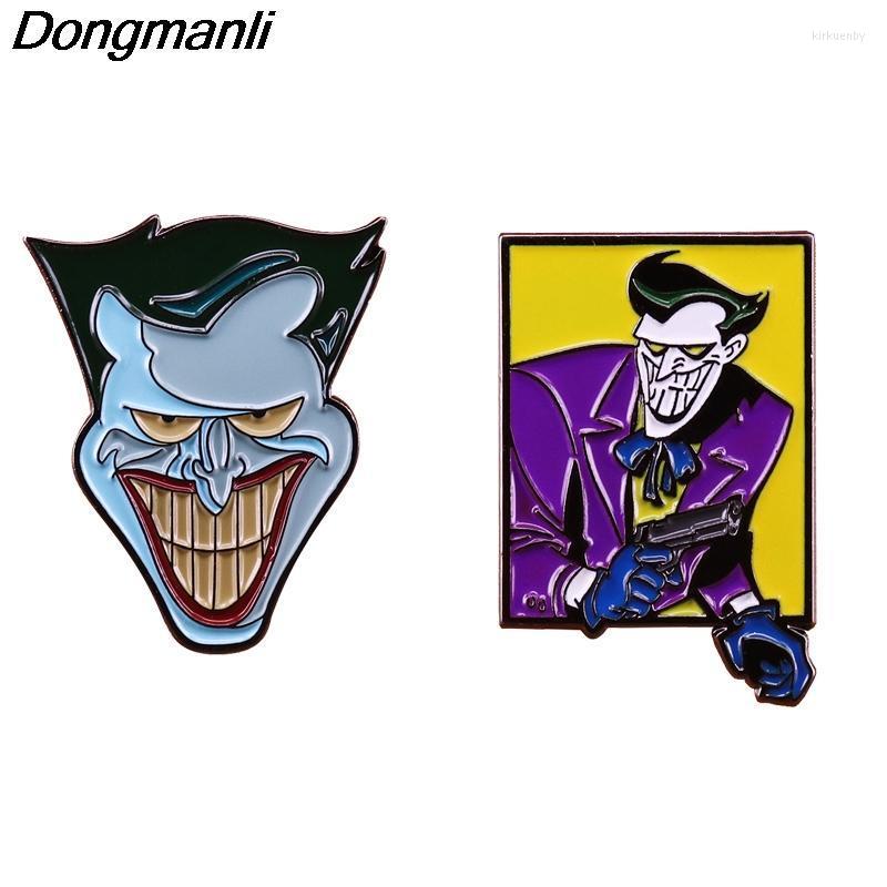 

Brooches Pins Dongmanli Villain Character Clown Hard Enamel Brooch Women Men Lapel Backpack Bags Badge Fashion Jewelry GiftsPins Kirk22