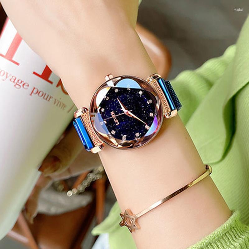 

Wristwatches 2023 Womens Watches Top Waterproof Watch Fashion Ladies Stainless Steel Ultra-Thin Casual Wristwatch Quartz Clock, 13