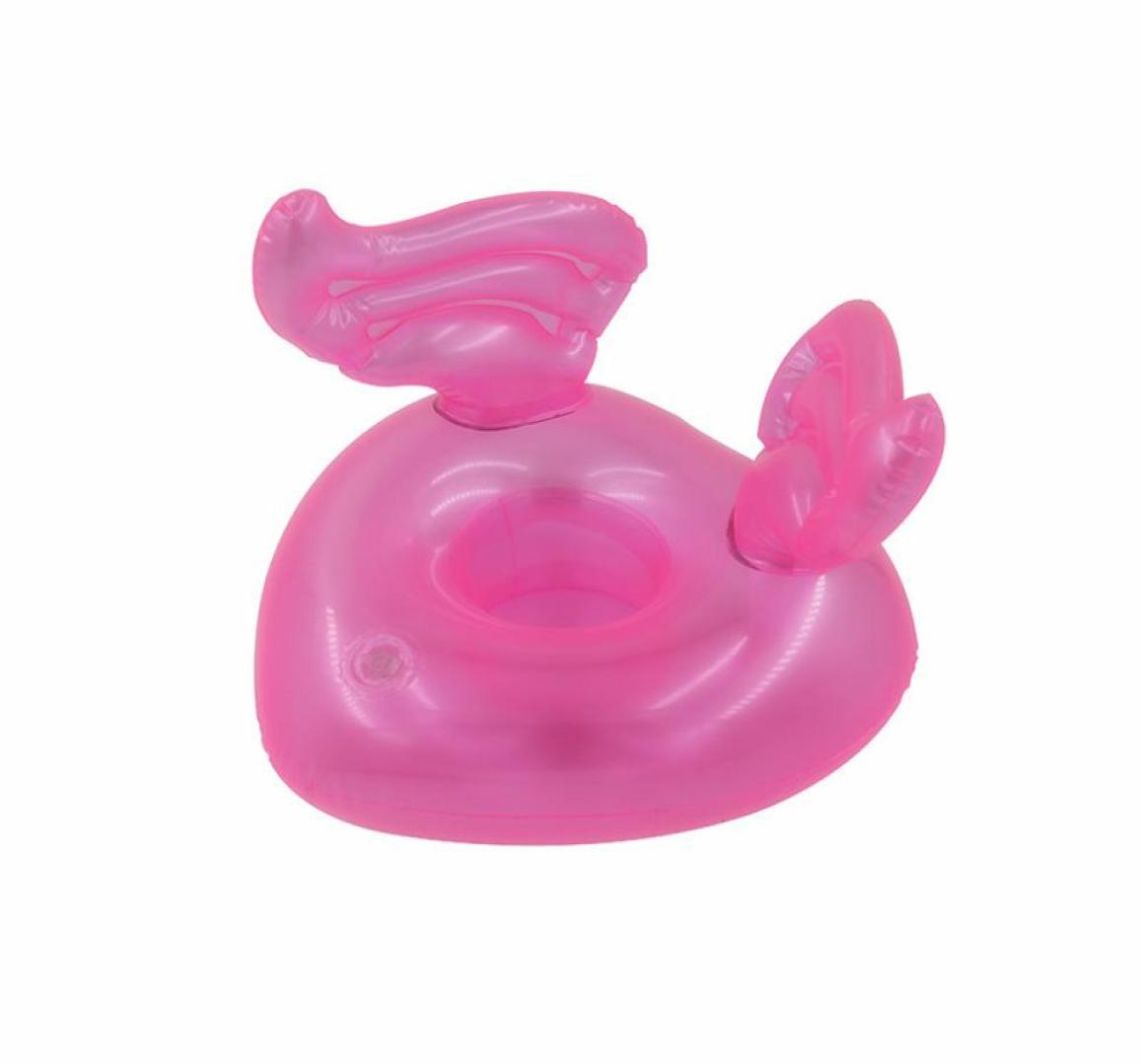 

Love Wing Fashion Coaster Floating Transparent Plastic Solid Cup Holder Men Women Universal Inflatable Drink Anti Wear New Arrival8278369