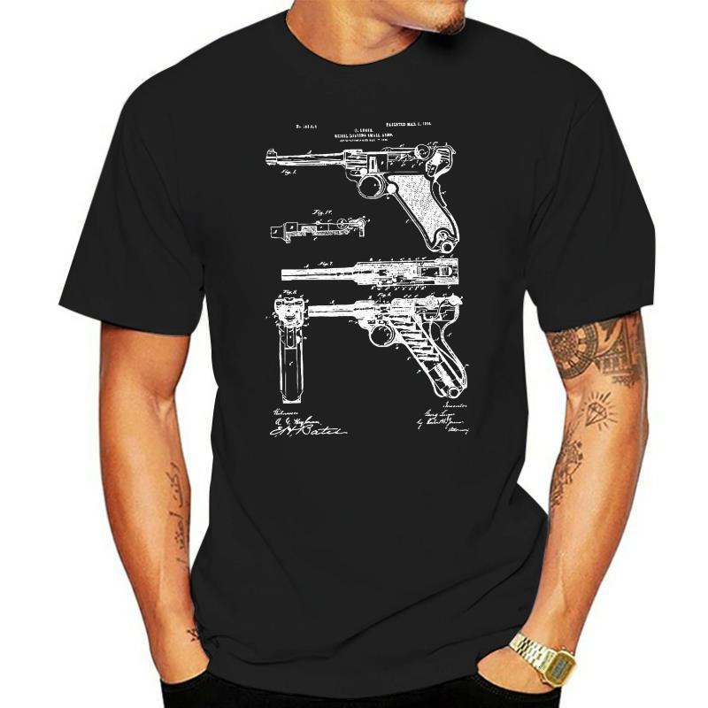 

Men's T-Shirts Luger Pistol Handgun T-Shirt Luger T-Shirt Luger Patent Luger Design Ww2 Wwii Men New Print Men T Shirt Summer Shirts 230420, Men ginger