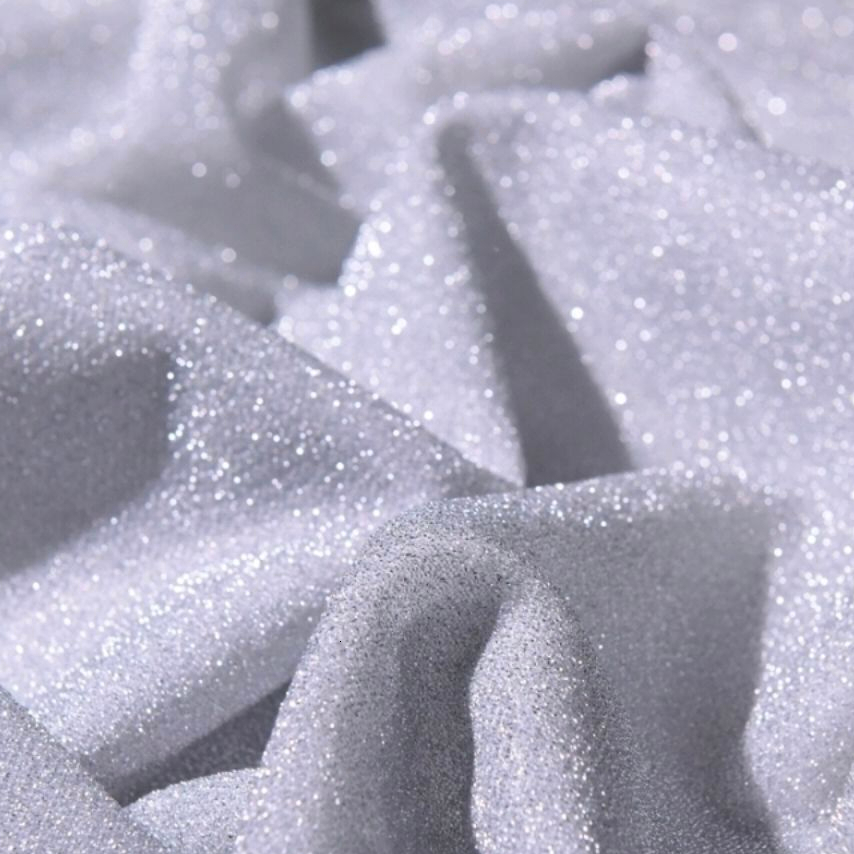 

Fabric Glitter Knitted Metallic Fabric Starry Stage Wedding Clothing Fabric DIY Sewing Handmade Elastic Cloth 50150cm 230419