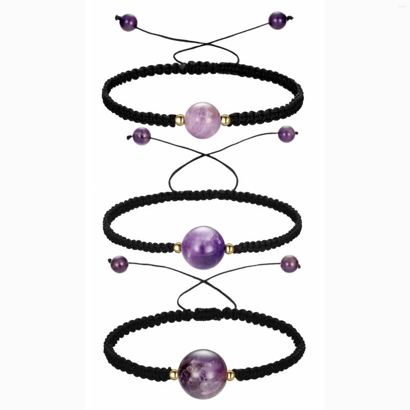 

Strand ASHMITA 1PCS Natural Stone Woven Friendship Bracelets 10mm 12mm 14mm Simple Round Ball Beads Chakra Bangles For Women Jewelry