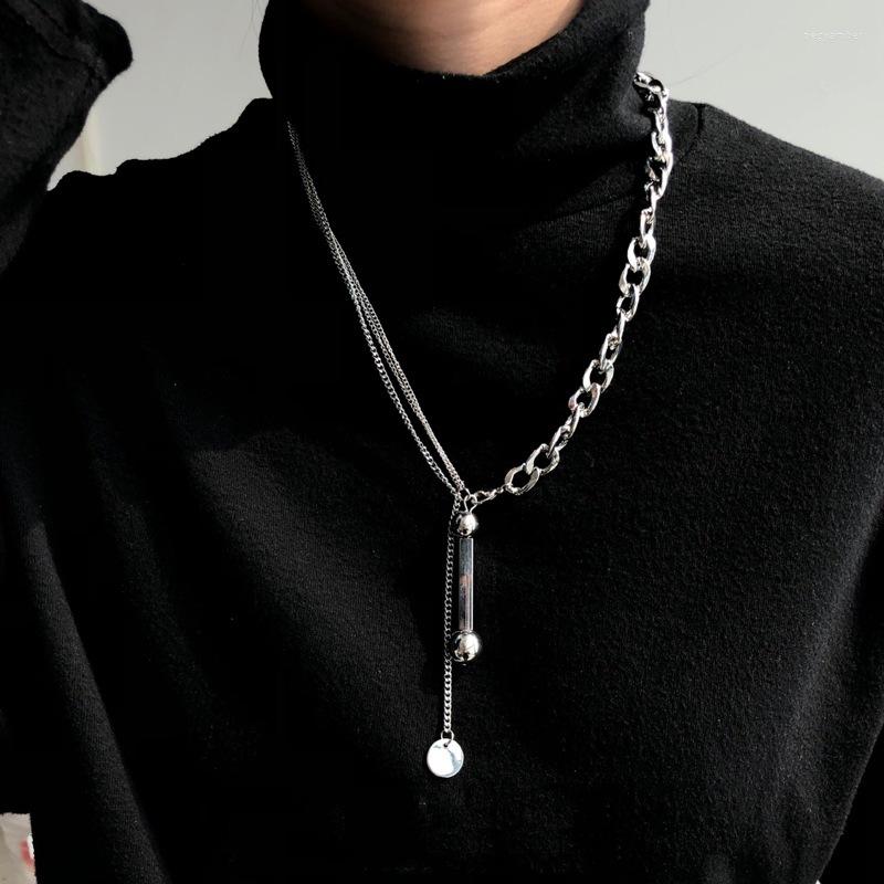 

Choker LW Hip-hop Splicing Joker Pendant Necklace Chain Hanging Drop Sweater Deserve To Act The Role Of Female Ball