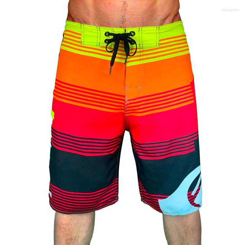 

Men' Shorts Beach Size Surfing Pants Sports Quick-drying PantsMen, A-green