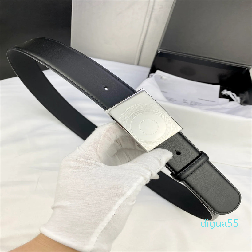 

Mens belt Designer Genuine Leather Belts cintura ceinture With box 4.0cm Fashion buckle GZ01, As picture