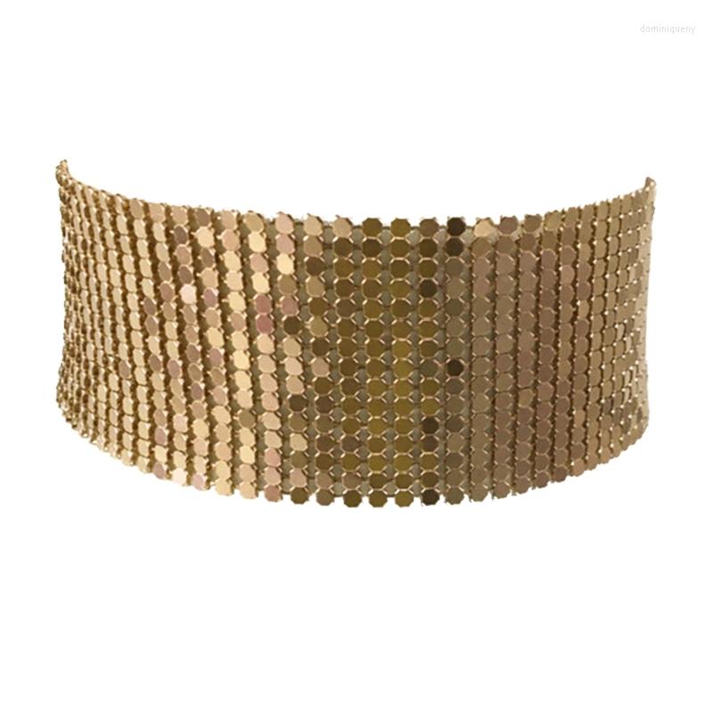

Scarves Collar Chain Wide Crystal Choker Necklace Jewelry