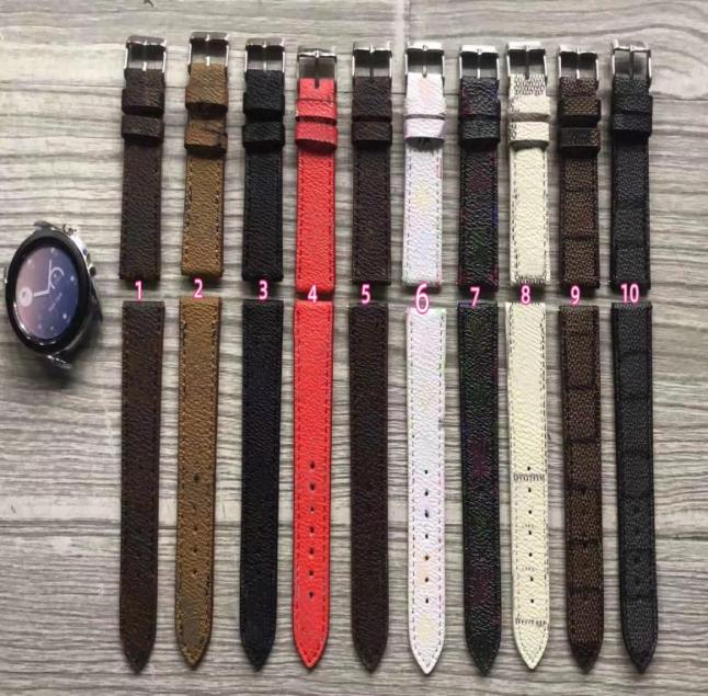 

Fashion Leather Watch Bands For Samsung Galaxy Strap 20mm 22mm 41mm 42MM 44mm Watch Active 2 4 5 6 7 Series Band Luxury Designer L3932221