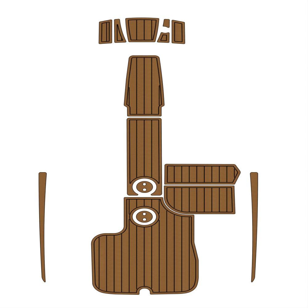 

Quality 2004-2011 Mastercraft X Star Cockpit Pad Boat EVA Foam Faux Teak Deck Floor Mat