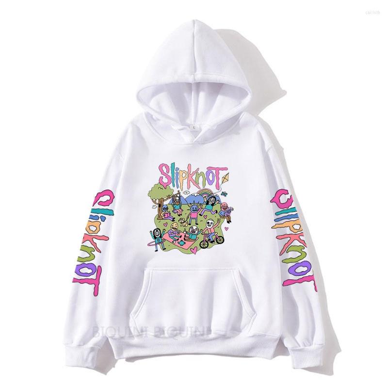 

Men's Hoodies Streetwear Graphic Mens For Male/Female Heavy Metal Sweatshirts With Hooded Y2k Vintage Fleece Hoodie, White1