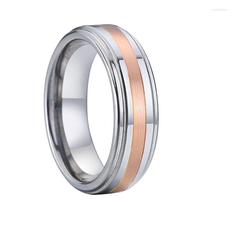 

Cluster Rings Fine Jewelry 14k Gold Tungsten Carbide Wedding Band Couple Love Alliance For Men And Women