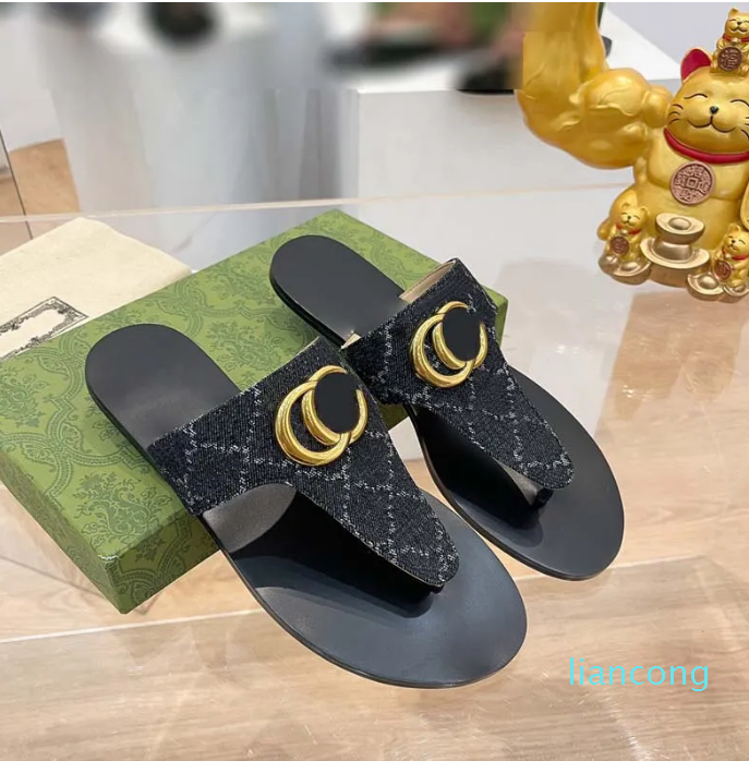 

Designer shoes slippers designer women Beach Indoor Rubber Sole Classic Stylish Flip-Flops 35-45, #24