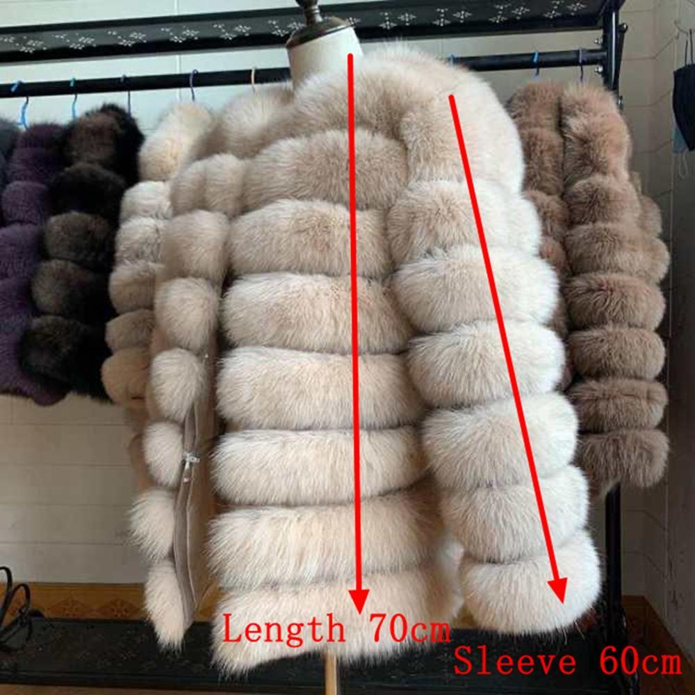 

Fur 70CM 100% Real fur real fur fox coat outfit long sleeves quality silver fox women winter warm thick natural fox fur coats, Grass green