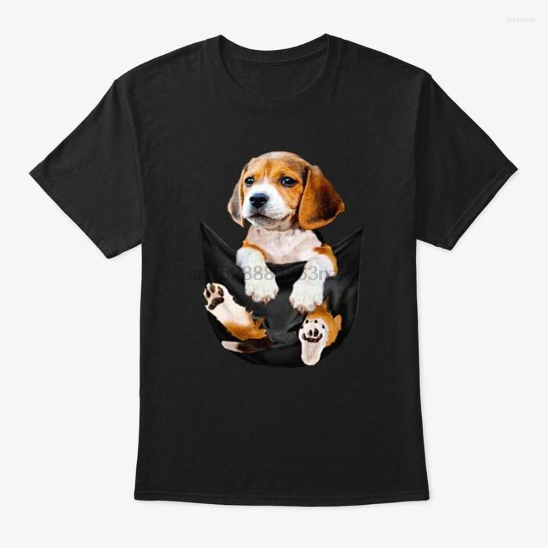 

Men' T Shirts Men Shirt Beagle In Pocket Tee Big Women T-Shirt, Men-darkpurple