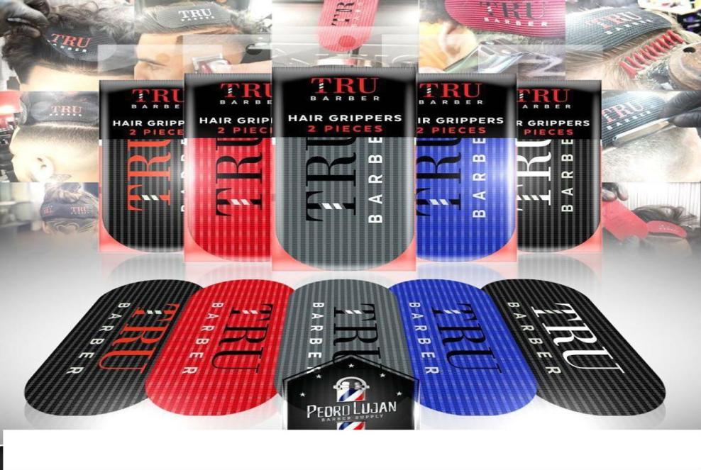 

TRU GRIPPERS Barbershop Oil Head Gradient Engraving Dedicated barber Styling Stickers professional salon products for hairdresser3373814