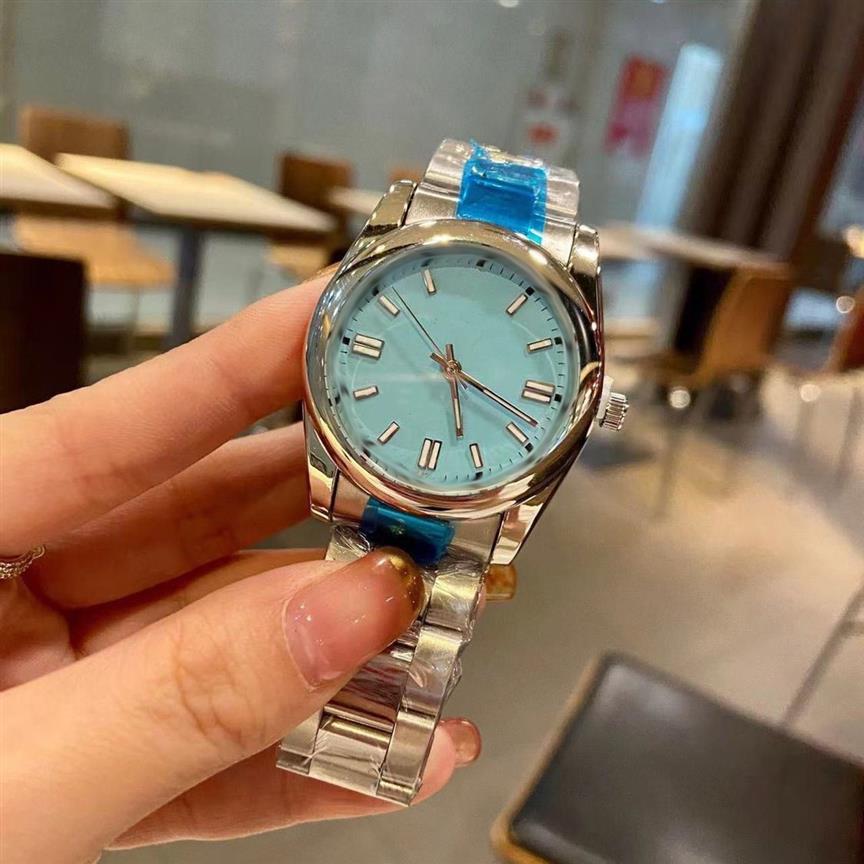 

Mens and womens watch designer watchs 36mm41mm automatic mechanical all stainless steel 8 colors lovers' oyster perpetual Wri268L