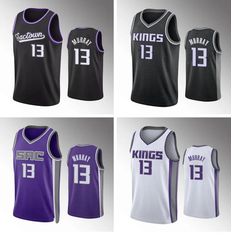 

Keegan Murray Basketball Jersey Men Youth S-XXL black city version jerseys in stock, With logo