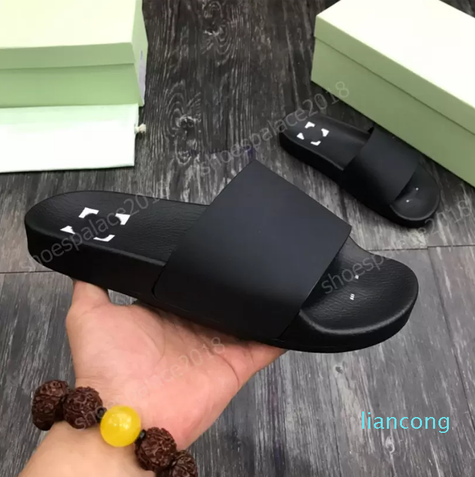 

Slippers Home Office Summer Sandals Beach Slide Fashion Slipper Ladies Casual Shoes Print Stripes Band Leather Solid color 36-46 With Box, Fuchsia