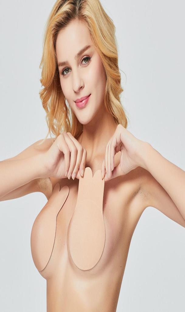 

Breast Pad Women Silicone Invisible Breast Lift Up Bra Tape Sticker Nipple Cover Strapless Backless8366189