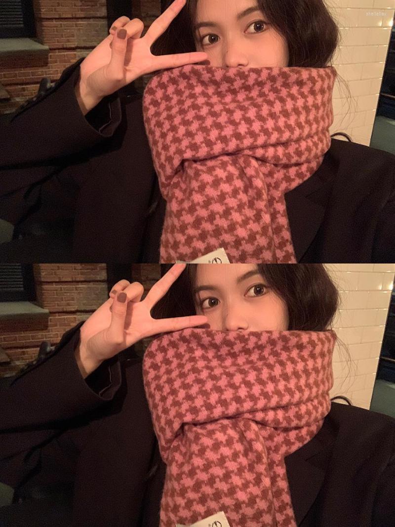 

Scarves Winter Scarf Women's Cashmere Warm Ladies Thickening Soft Shawl Wrap Wholesale Of