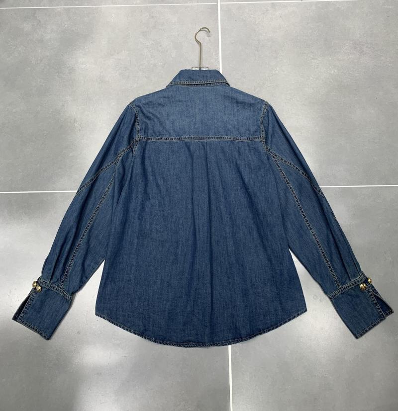 

Women' Blouses Denim Shirt Women' Long-sleeved Clothes On 2023 Spring Coat Tide