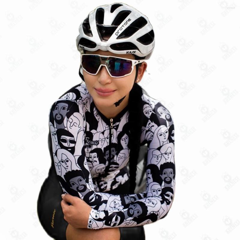 

Racing Sets Frenesi Roupas Feminina Bicycle Jumpsuit Ropa Para Mujer Long Sleeve Cycling Hombre Skinsuit Mtb Triathlon Women's Clothing, Frenesi rtlty23324