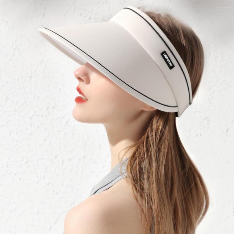 

Wide Brim Hats Long Baseball Cap Women Casual Hollow Out Breathable Empty Top Hat Spring Summer Outdoor Sports Golf Beach, Purple