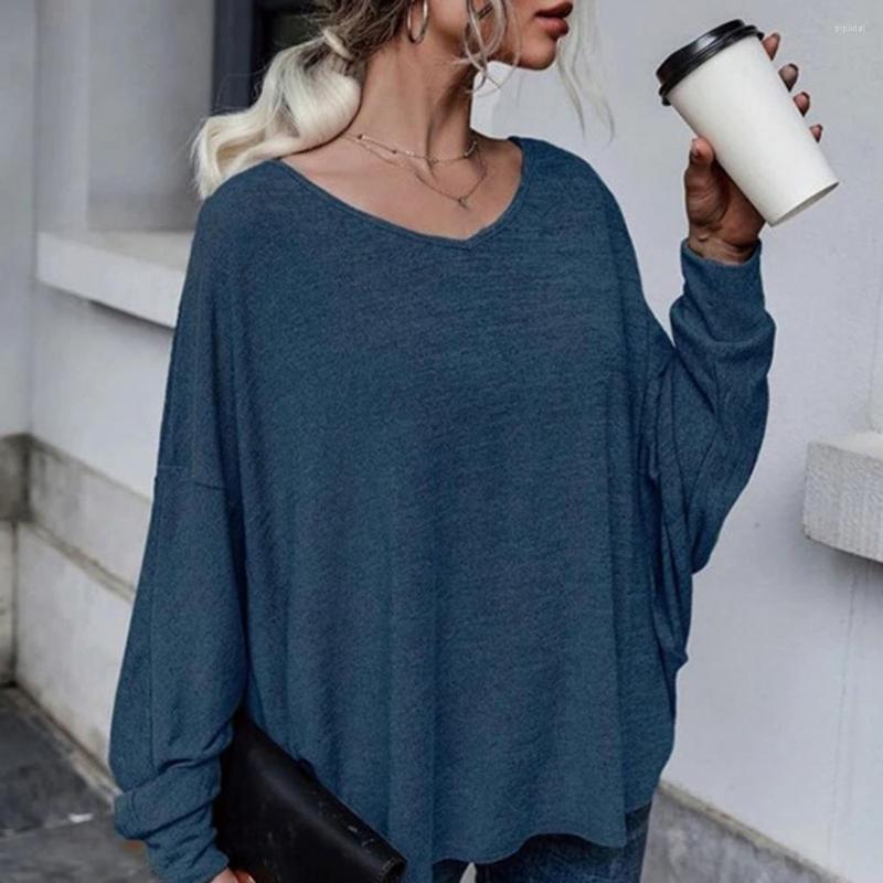

Women' Blouses Women Blouse Chic Comfortable Back Bandage Loose Solid Color Pullover Top Streetwear Autumn T-shirt, Khaki