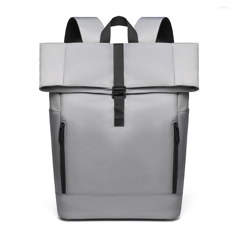 

Outdoor Bags Activities Men Laptop Backpack Breathable Waterproof Business Large Capacity Wear-resistant Layered Storage, Grey
