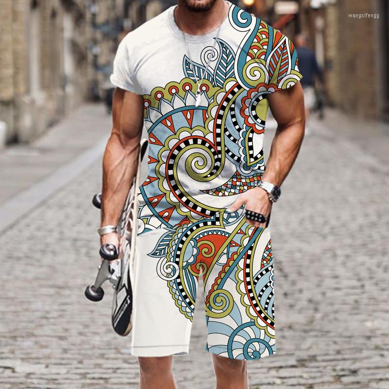 

Men's Tracksuits Men's Shorts T-shirt Set Luxury Summer Street 3D Printed Fashion Beach Hip-hop O Neck Short Sleeve Funny Sportswear, At1292jiaadk816